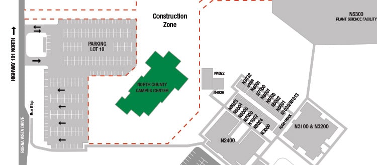 North County Campus Center Project Map