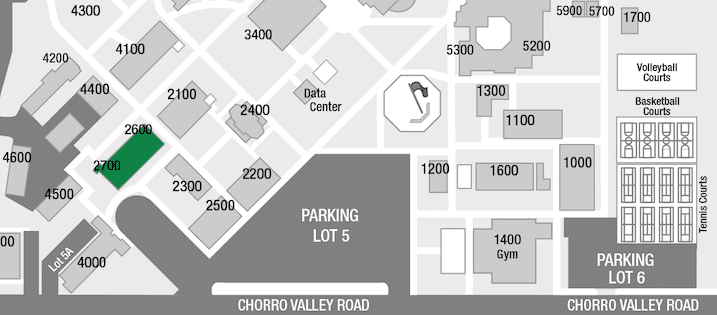 SLO Campus Instructional Building Project Map