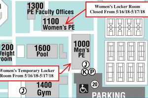 SLO Campus Women’s Locker Room Closure