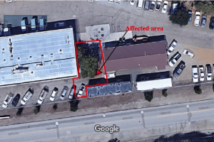 Paving near Bldg 9100