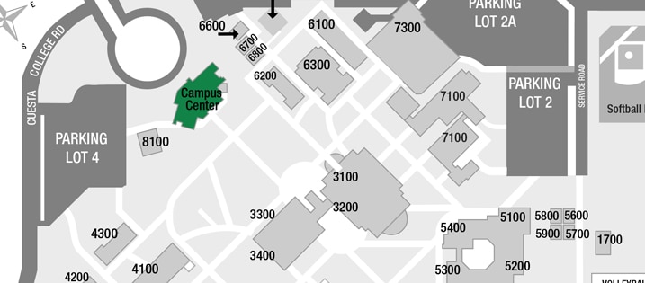 SLO Campus Center Construction Project Map