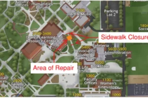 SLO Campus Center Building 3100 Asphalt Repair